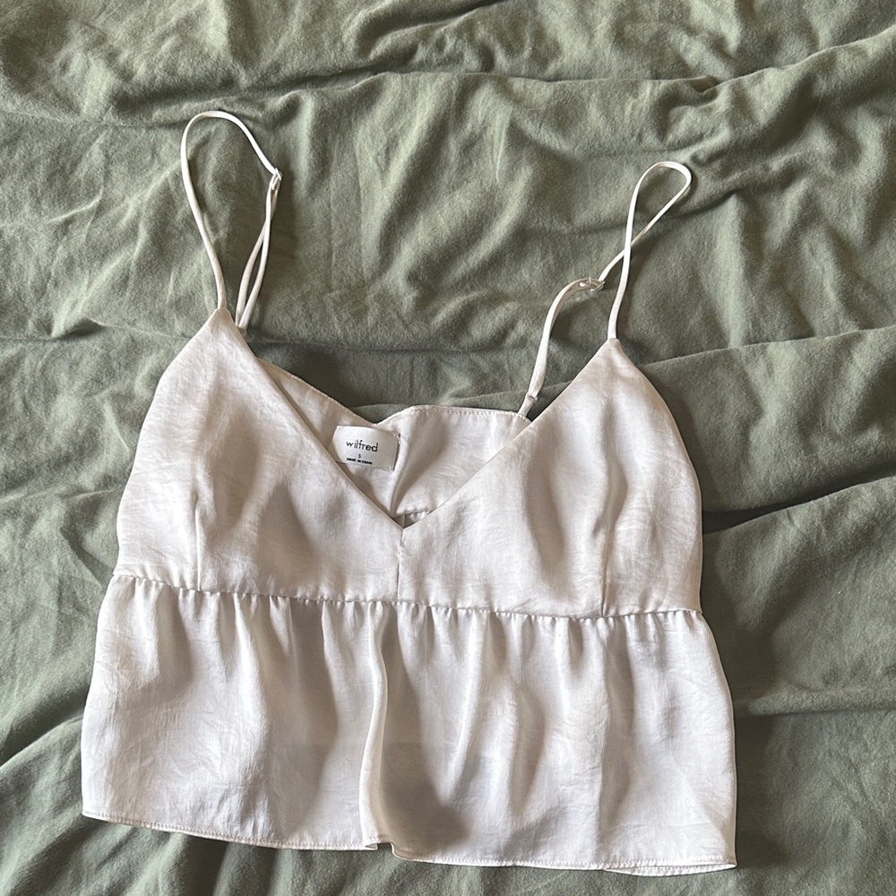 Aritzia Cream Camisole Top